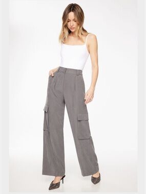 Dynamite Gemma Wide Leg Cargo Pants